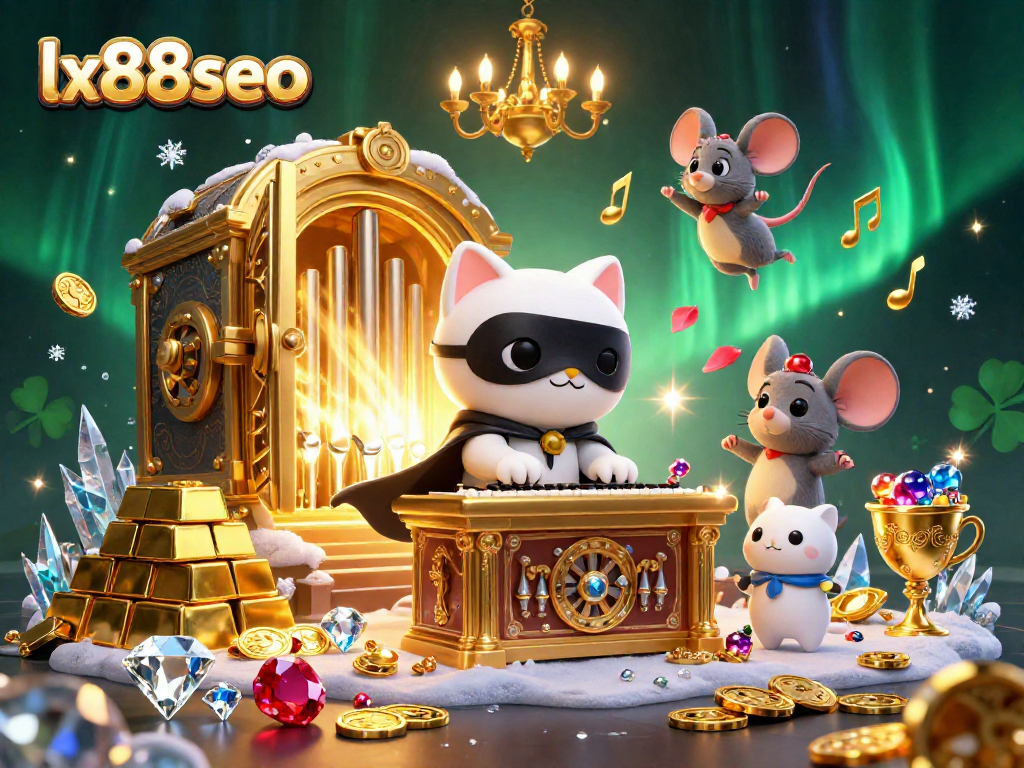 Experience ultimate gaming excitement with lx88seo, featuring a phantom cat and treasures at a lavish casino