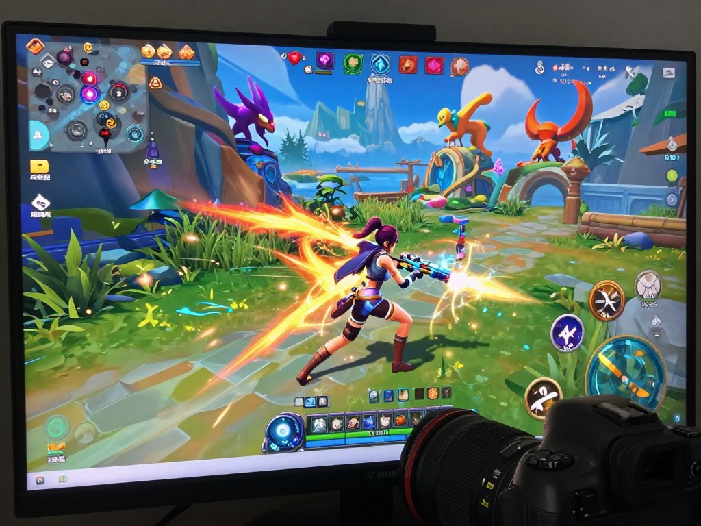 Female porn game showcasing a vibrant female protagonist in an action-packed browser gaming scene, immersed in an enchanting fantasy world.