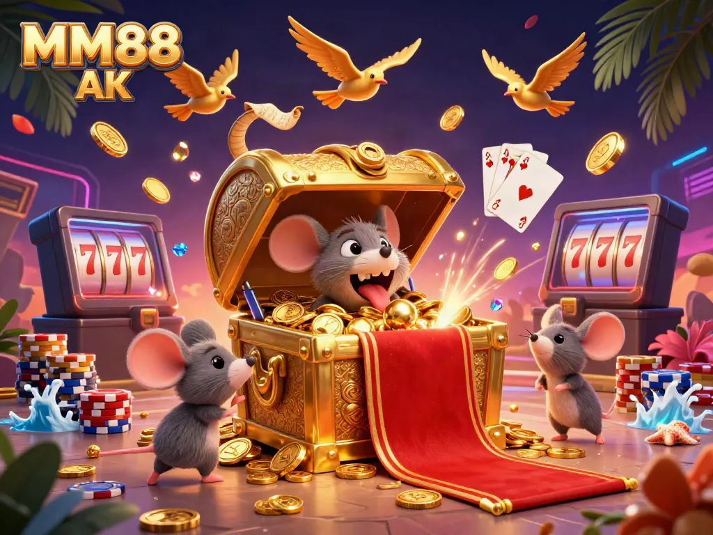 Celebrate wins at MM88 AK with vibrant casino treasures and exciting gameplay elements.